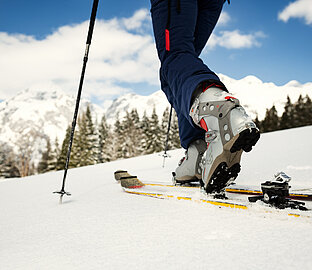 Beliebte Skitouren-Routen in Faistenau und Hintersee