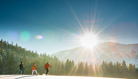 Schneeschuhwandern im Salzburger Land